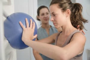 Training Physiotherapie Ball
