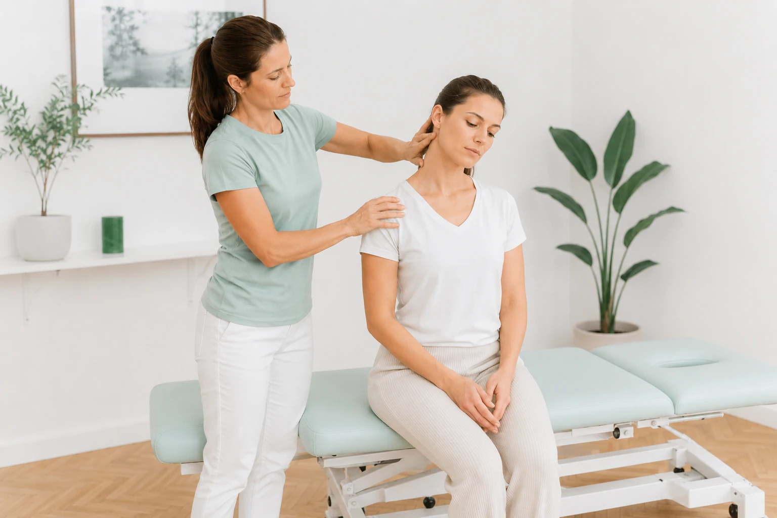 Physiotherapie und Osteopathie bei Nackenschmerzen und Kopfschmerzen im Gesundheitswerk Wien-Währing